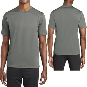 Mens Moisture Wicking T-Shirt SNAG RESISTANT Dri Fit Durable XS-XL 2XL, 3XL, 4XL