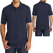 Load image into Gallery viewer, Big Mens Polo Shirt 50/50 Cotton Poly Blend Jersey Knit XL 2XL 3XL 4XL 5XL 6XL