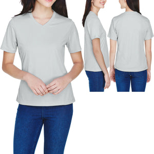 Ladies Plus Size Moisture Wicking T Shirt Dri Fit XL, 2XL, 3XL Womens Tee Yoga