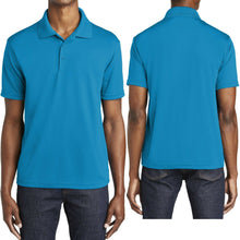 Load image into Gallery viewer, BIG MENS Moisture Wicking Mini Mesh Polo Shirt Dri Fit Sizes XL, 2XL, 3XL, 4XL