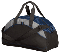 MEDIUM Contrast Duffel Bag NAVY Gym Duffle Travel Carry On Workout Sport Bag