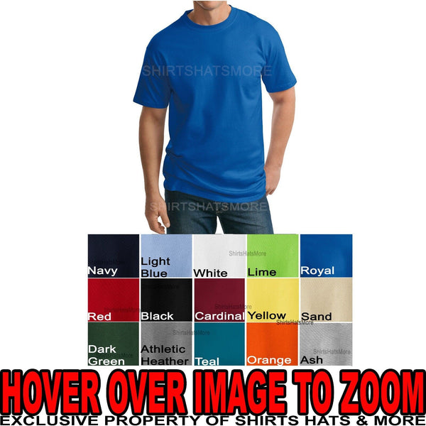 P&C MENS Tall T-Shirt LT XLT 2XLT 3XLT 4XLT 100% Ultra Cotton Tees NEW