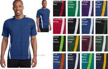 Load image into Gallery viewer, Mens Moisture Wicking T-Shirt Two Tone dri-fit Performance XS - XL, 2X 3X 4X