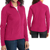 Ladies Full Zip Jacket Polar Micro Fleece Womens XS S M L XL 2XL 3XL 4XL NEW