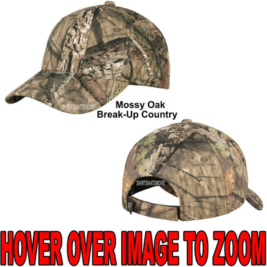 Men's Mossy Oak Break-Up COUNTRY Camo Hat Baseball Cap Hunting Adjustable NEW