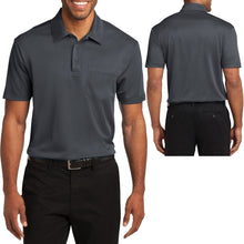 Load image into Gallery viewer, Mens POCKET Polo Shirt Moisture Wicking Poly Performance XS-XL 2XL, 3XL, 4XL NEW