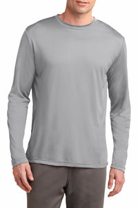 Mens Long Sleeve T-Shirt Base Layer Moisture Wicking Workout Dri-Fit XS-4XL NEW
