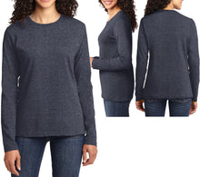 Load image into Gallery viewer, Ladies Long Sleeve T-Shirt Preshrunk 100% Cotton Womens Tee XS-XL, 2XL, 3XL, 4XL