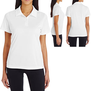 Ladies Plus Size Polo Shirt Moisture Wicking Performance Womens XL, 2XL, 3XL NEW