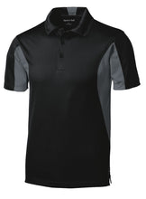 Load image into Gallery viewer, BIG Mens Polo Shirt Moisture Wicking DriFit Snag Resist Color Block XL 2X 3X 4X