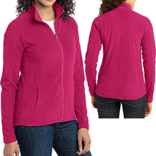 Load image into Gallery viewer, Ladies Plus Size Micro Fleece Jacket Full Zip with Pockets Womens XL 2X, 3X, 4X