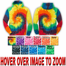 Load image into Gallery viewer, Mens Tie Dye Adult Hoodie Hooded Sweatshirt S M L XL 2X 3X 4X  11 COLORS NEW