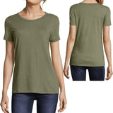 Hanes Ladies Plus Size T-Shirt Tri Blend Scoop Neck Womens Tee XL, 2XL, 3XL NEW