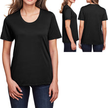 Load image into Gallery viewer, Ladies Plus Size Moisture Wicking T-Shirt Soft Cotton Feel Womens XL-4XL NEW