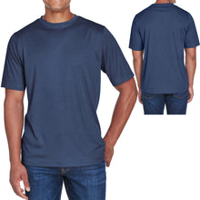 Load image into Gallery viewer, BIG MENS Moisture Wicking T-Shirt Heather Exercise Running Tee XL, 2X, 3X, 4X