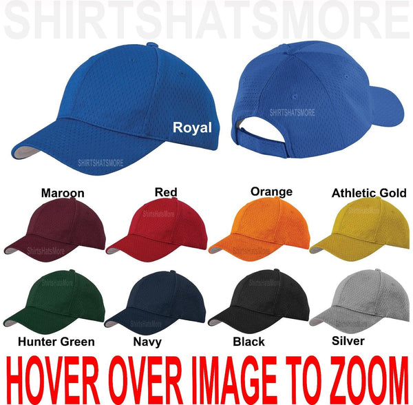 Adult All Over Air Mesh Hat Baseball Cap Dri Fit Breathable Sports Moisture Wick