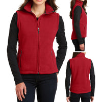 Ladies Plus Size Polar Fleece Vest Zipper Pockets Warm Womens Jacket XL 2X 3X 4X