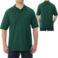 Jerzees Mens Polo Shirt Moisture Wicking Dry Blend Stain Protection S, M, L, XL