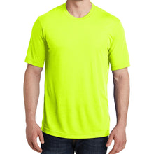 Load image into Gallery viewer, Mens NEONS T-Shirt 100% Poly &quot;COTTON FEEL&quot; Moisture Wicking Dri Fit Athletic NEW