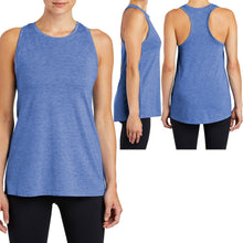 Load image into Gallery viewer, Ladies Racerback Tank Top Soft Moisture Wicking Tri Blend Womens XS-XL 2X 3X 4X