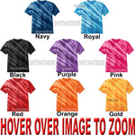 Tie Dye Mens T-Shirt S ,M, L, XL, 2X, 3X, 4X Blank Tye Dyed Tee Tiger Stripe NEW
