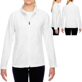 Ladies Full Zip Jacket Polar Micro Fleece with Pockets Womens XS-XL, 2XL, 3XL