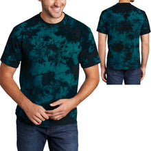 Load image into Gallery viewer, Mens Crystal Tie Dye T-Shirt S-XL 2XL, 3XL, 4XL 100% Cotton Tye Die Tee NEW