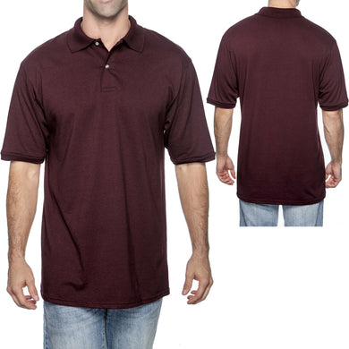 Jerzees Mens Polo Shirt Moisture Wicking Dry Blend Stain Protection S, M, L, XL