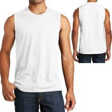 Load image into Gallery viewer, Young Mens Sleeveless T-Shirt Muscle Tank Shooter Cotton Tee XS-XL, 2X, 3X, 4X