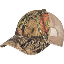 Load image into Gallery viewer, Unstructured Camo Mesh Back Baseball Cap Hat Mossy Oak Break Up Country/Tan NEW!