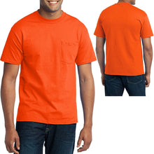 Load image into Gallery viewer, Mens Tall T-Shirt with Pocket 50/50 Cotton Poly Blend LT XLT 2XLT 3XLT 4XLT Tee