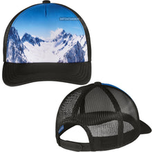 Load image into Gallery viewer, Photo Realistic Snap Back Trucker Cap Baseball Hat Nature Scenes Mesh Back NEW