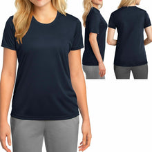 Load image into Gallery viewer, Ladies Plus Size T-Shirt Moisture Wicking Gym Workout Womens Tee XL, 2X, 3X, 4X