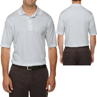 Big Mens Moisture Wicking Polo Shirt Dri Fit Performance Fabric 2XL 3XL 4XL 5XL