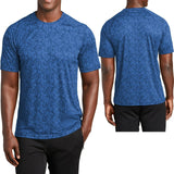 BIG MENS Digital Camo Moisture Wicking T-Shirt Dri Fit Tee XL, 2XL, 3XL, 4XL NEW