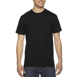 American Apparel Fine Jersey Blank T-Shirt PRESHRUNK Soft Cotton Tee XS-XL 2X,3X
