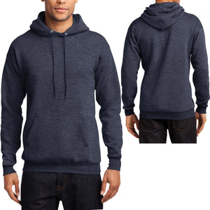 BIG MENS Heather Hoodie Pullover Warm Hooded Sweatshirt 2XL, 3XL, 4XL, NEW
