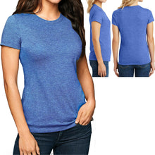 Load image into Gallery viewer, Ladies Plus SIze T-Shirt Soft Tri Blend Fabric Womens Tee XL, 2XL, 3XL, 4XL NEW