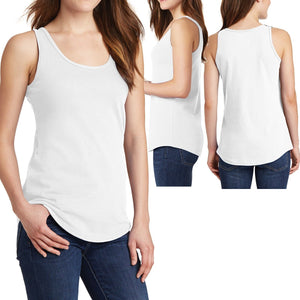 Ladies PLUS SIZE Tank Top Womens Cotton Sleeveless T-Shirt XL, 2XL, 3XL, 4XL NEW