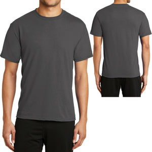 BIG MENS T-Shirt Soft Poly/Cotton Performance Tee XL, 2XL, 3XL, 4XL