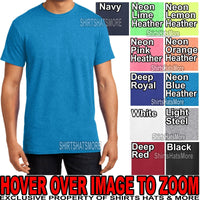 Hanes Mens Moisture Wicking T-Shirt Cotton/Poly Blend 40+UPF S M, L XL, 2XL, 3XL
