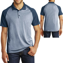 Load image into Gallery viewer, Mens Moisture Wicking Two Tone Polo Shirt Micro Mesh Dri Fit XS-XL 2XL, 3XL, 4XL
