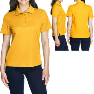 Ladies Plus Size Moisture Wicking Polo Shirt Dri Fit Womens XL, 2XL, 3XL, 4XL