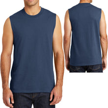 Load image into Gallery viewer, Mens Sleeveless Muscle T-Shirt Cotton Gym Run Basketball S-XL, 2XL, 3XL, 4XL NEW