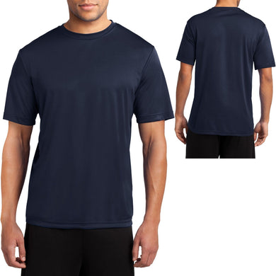 Big Mens Moisture Wicking T-Shirt Performance Dri Fit Gym Workout XL, 2X, 3X, 4X