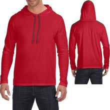 Load image into Gallery viewer, Mens Lightweight Hoodie T-Shirt Long Sleeve Hoody Tee Soft Cotton S-XL, 2XL, 3XL