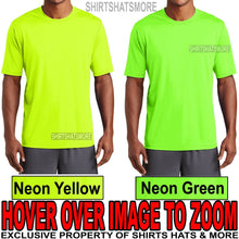 Load image into Gallery viewer, Mens NEONS Moisture Wicking T-Shirt Durable SNAG RESISTANT XS-XL, 2XL, 3XL, 4XL