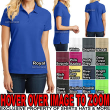 Load image into Gallery viewer, LADIES Polo Shirt Easy Care Cotton/Poly 4 Button Womens Top S-XL 2XL, 3XL NEW
