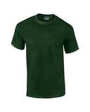 BIG MENS T-Shirt with POCKET Gildan 100% Preshrunk Cotton Tee 2XL, 3XL, 4XL, 5XL