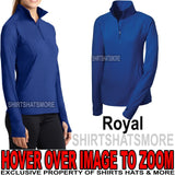 Ladies 1/2 Zip Pullover Jacket Stretch Yoga Run Women XS-XL 2XL, 3XL, 4XL NEW